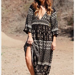 Raga Remington plunge maxi dress